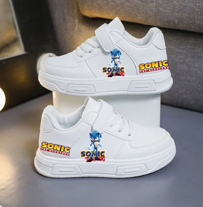 Sonic Students Fashion Casual Shoes Cartoon Anime Print Sneakers Cute Board Shoes Birthday Party Gifts