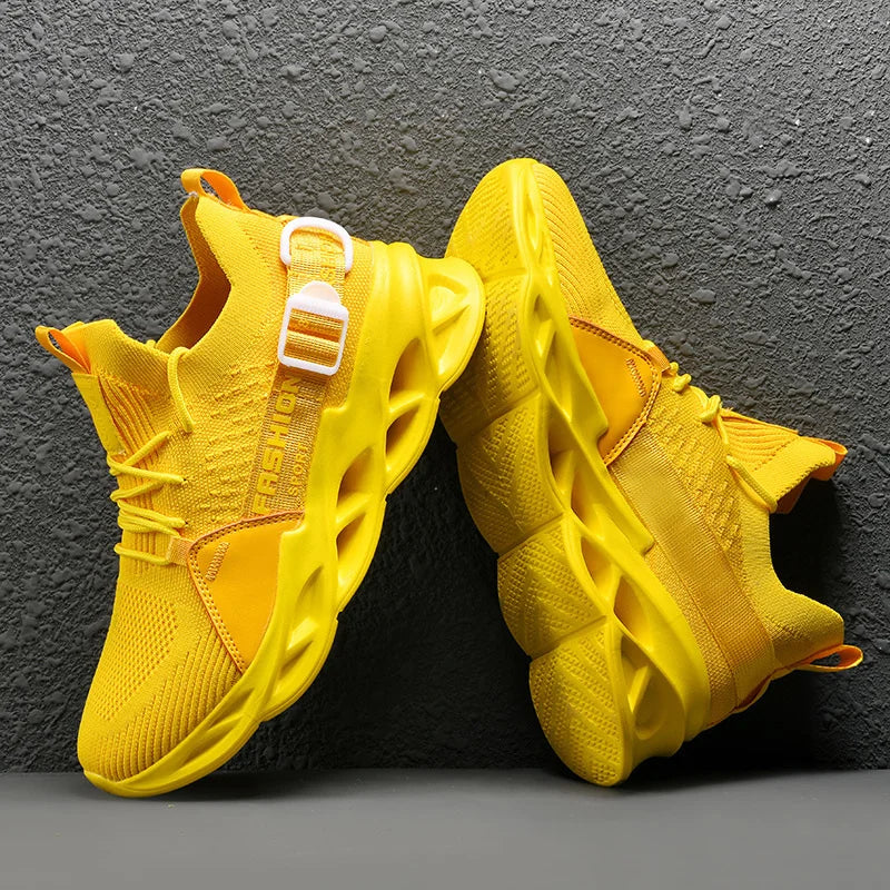 Men Shoes Breathable Fashion Mesh Running Shoes Man High Quality Unisex Light Tennis Baskets Athletic 2023 Sneakers for Men