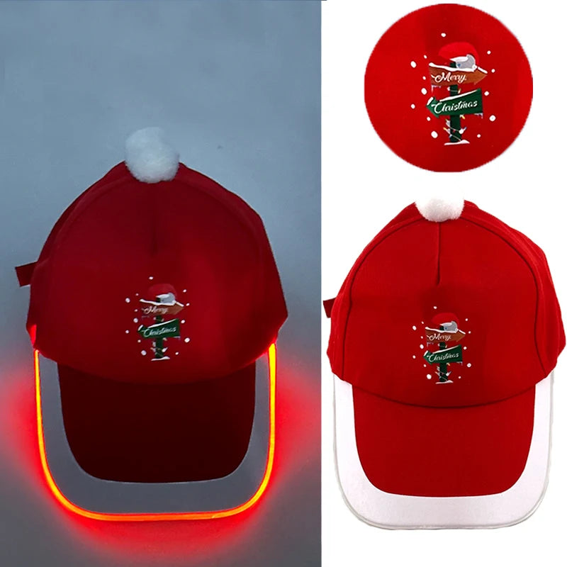 Cappellino da baseball luminoso fashion a LED, cappello hip-hop fluorescente per bar e club, per uomo e donna, DJ, danza, accessori e costume