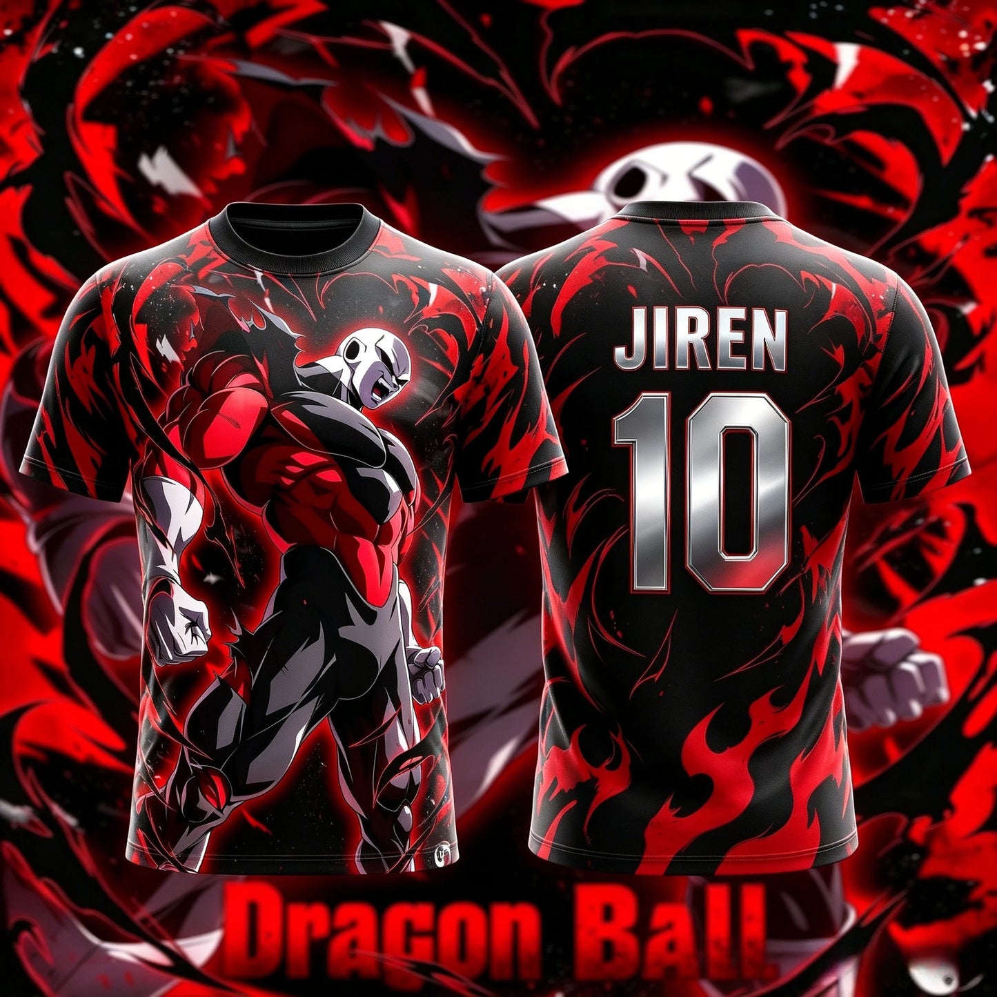 Dragon Ball 2026 Summer New NO.10/7 Jiren Anime T-Shirt Adult Men's 3D Printed Football Jersey T-Shirt Kids Special Jersey Y2k