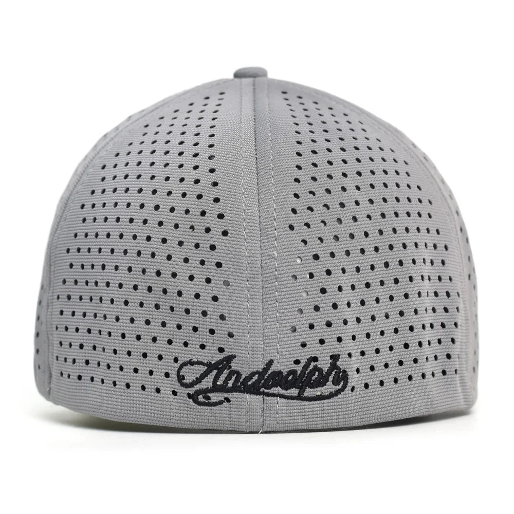 Casquette de baseball à mailles, à visière courte, dos fermé, pour homme et femme, respirante, à fermeture à pression, ajustée, style « dad hat », réglable, unie, style « trucker »