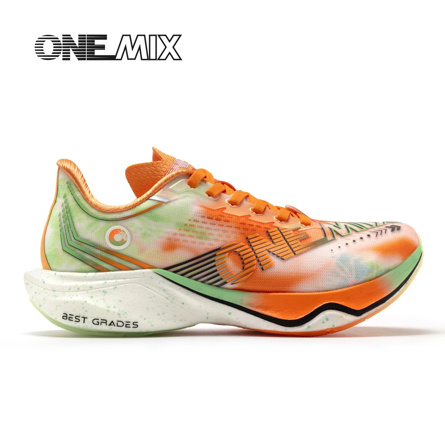 ONEMIX Nylon Carbon Board Marathon Running Racing Shoes, Professional Stable Support, Shock Relief, Ultra-light Rebound Sneakers