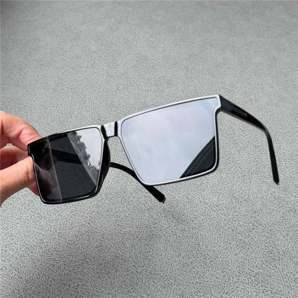 Vazrobe 160 mm oversized solbriller til mænd, polariserede, sorte solbriller til mænd, unisex, store, med bred ramme, XXL-størrelse