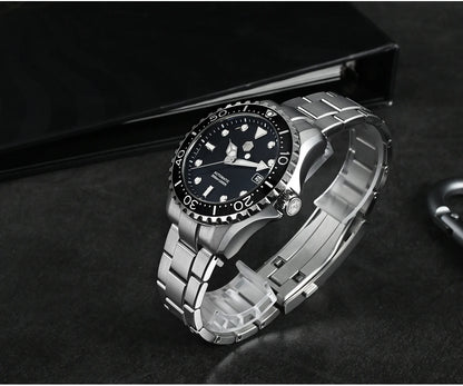 San Martin New 40-44mm Luxury Men's Diver Watch Classic High Quality NH35 YN55 Automatic Mechanical Sapphire BGW-X1 20Bar SN0009