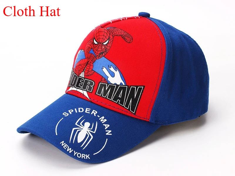 Marvel Anime figurka Spider-Man kreslená baseballová čepice bavlna polyester čepice s kšiltem pro chlapce a dívky čepice a doplňky k hlavě dětský dárek k narozeninám