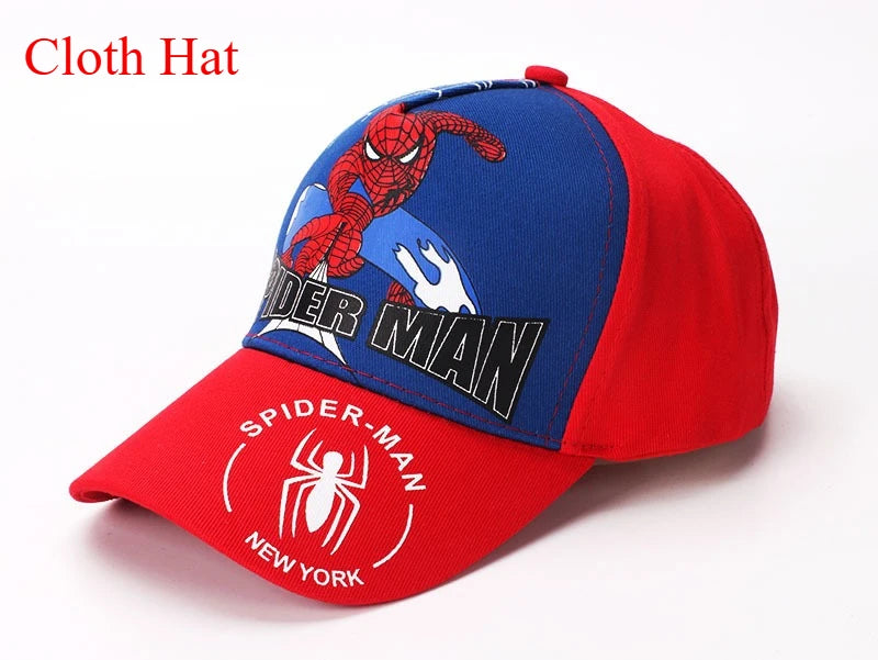 Marvel Anime figurka Spider-Man kreslená baseballová čepice bavlna polyester čepice s kšiltem pro chlapce a dívky čepice a doplňky k hlavě dětský dárek k narozeninám
