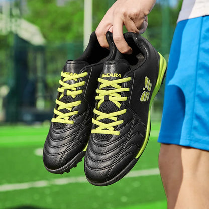 Nouvelles chaussures de football pour hommes, crampons de match, bottes de football TF/FG, baskets unisexes ultralégères pour gazon, vente chaude, haute qualité, professionnelles