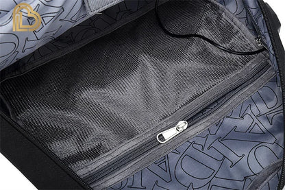 Red Jade F-Fortnited Battle Royale Backpack with USB Charging Anime Figures Study Stationery Compartment for Students Mochila