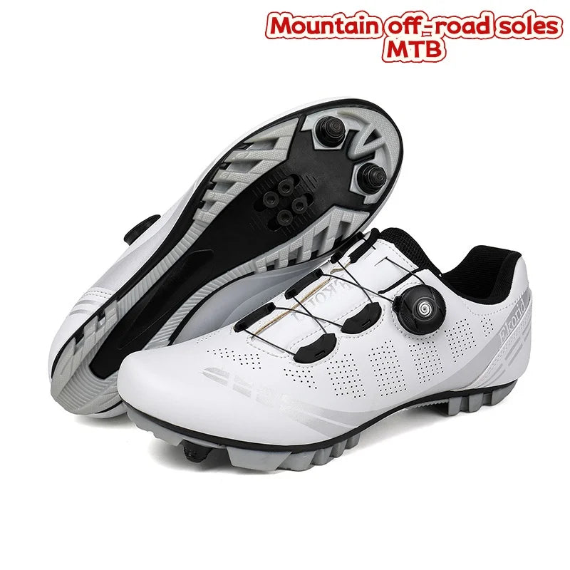 Men's Mountain Bike Shoes MTB,Breathable,Non-Slip,High Hardness,Suitable For Outdoor Road Racing,Mountain Off-Road Riding 37-46