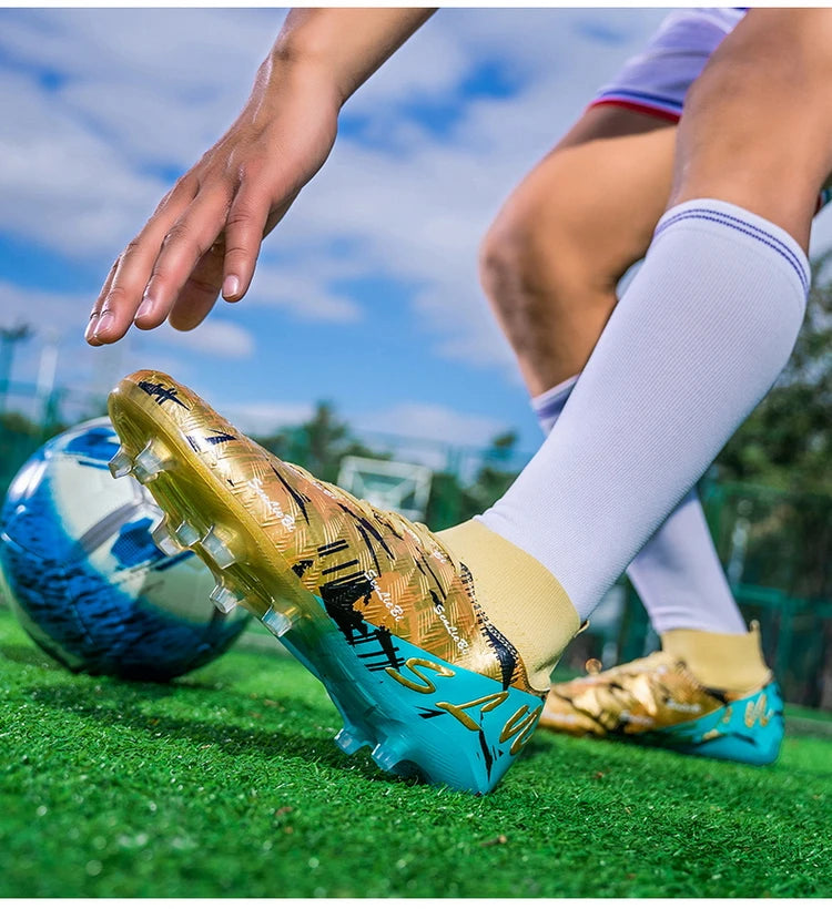 Chaussures de football professionnelles pour hommes, crampons de football FG ultralégers, baskets d'entraînement de football, chaussures de sport d'extérieur