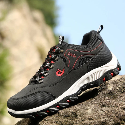 Men's EVA Hiking Shoes Waterproof Anti Slip Leather Outdoor Sports Shoes for Camping Running Jogging 2025 New
