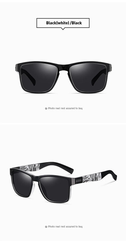 VCKA Myopia Sunglasses Square Prescription -0.5 To -6.0 Women Men Polarized Colorful Lens Sports Nearsighted Astigmatism Eywear