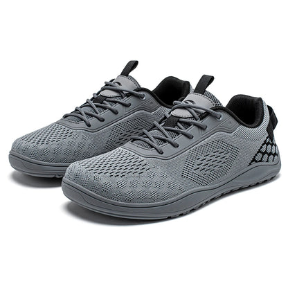 HOBIBEAR Knit Barefoot Shoes Unisex Zero Drop Wide Toe Sneaker Minimalist Breathable Causal Walking Shoes