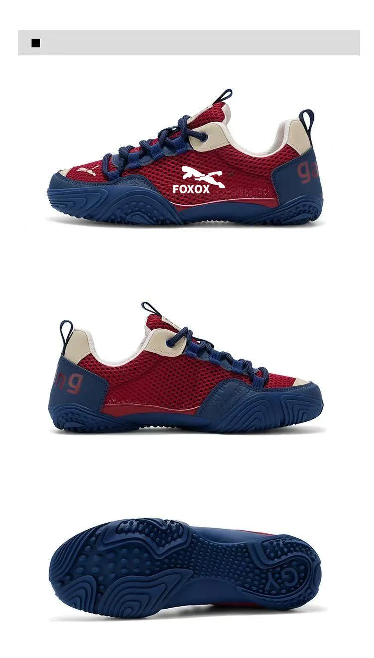 Zapatillas de running para hombre transpirables con parte superior de malla ligera, suela suave y cómoda, calzado deportivo casual de verano a la moda