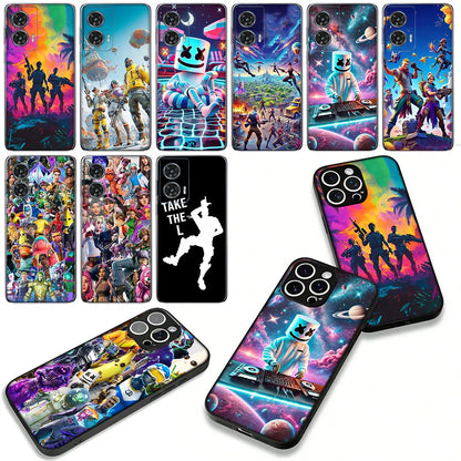 Ovitek z motivom igre F-ForTnites za Samsung Galaxy A07 A13 A12 A23 A42 A50 A51 A52 A53 A70 A71 A72 A21S A04 Note 20 9 8 10