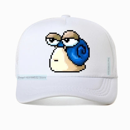 Czapka baseballowa z nadrukiem Harajuku MapleStory – urocza i zabawna, męska, w koreańskim stylu, dla fanów gier, otaku i hipsterów – czapka z możliwością personalizacji