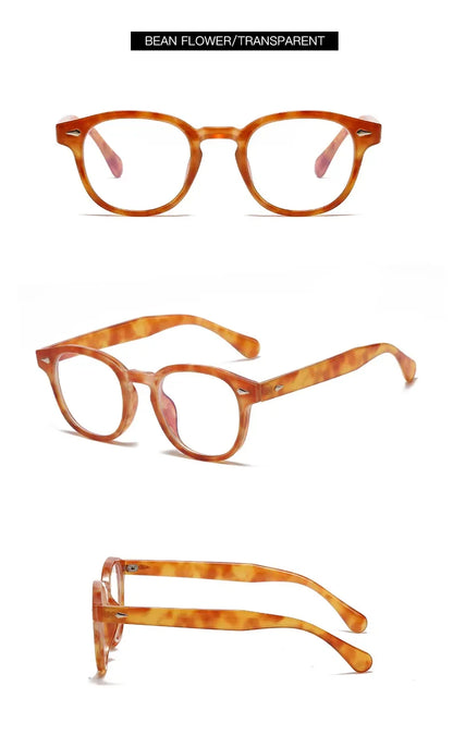 JNPCXI Quality New Retro Round Sunglasses Women Fashion Rivets Decoration Shades UV400 Men Punk Leopard Sun Glasses