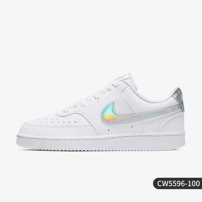 Sapatilhas casuais de skate de cano baixo para mulher Nike Genuine COURT VISION CW5596-100