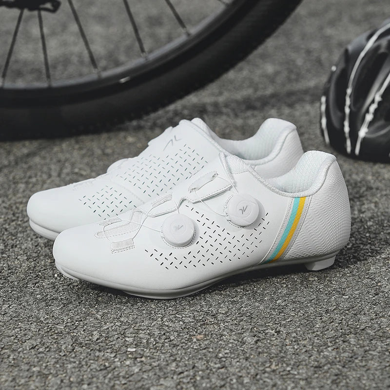 Road Cycling Shoes Flats Cleats Shoes Speed Cycling Sneaker Man Bike Shoes Women Self-Locking Non-slip Mountain Bicycle shoe spd