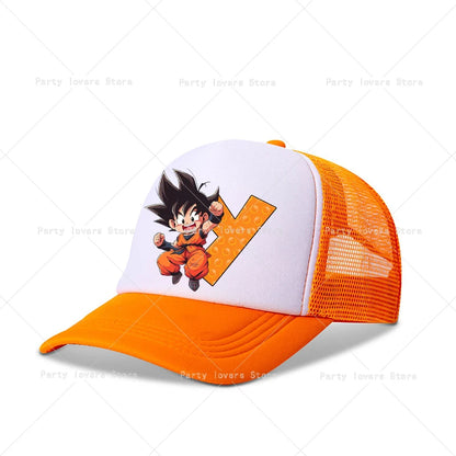 Dragon Ball-baseballkasket, anime, børn, voksne, kasket, tegneserie, sommer, åndbare kasketter, børn, drenge, udendørs, afslappet, solhatte