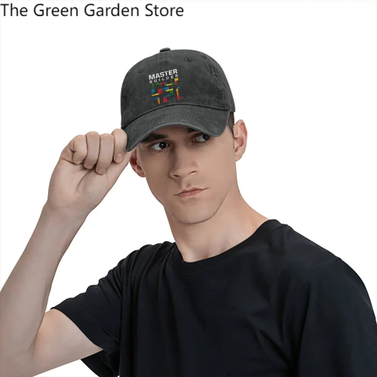 Building Blocks Multicolor Hat Peaked Men's Cap Cool Master Builder  Building Blocks Personalized Visor Protection Hats