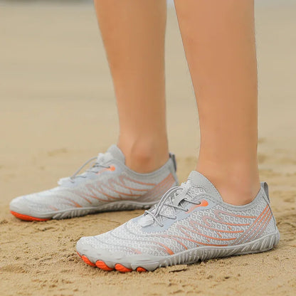 Quick Dry Aqua Shoes for Men Women Breathable Non-slip Water Sneakers Barefoot Soft Sole Wading Footwear for Swimming Beach
