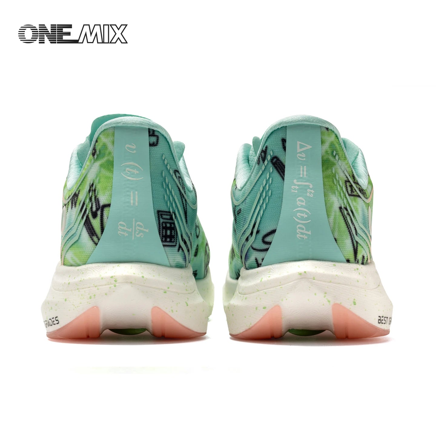 ONEMIX Nylon Carbon Board Marathon Running Racing Shoes, Professional Stable Support, Shock Relief, Ultra-light Rebound Sneakers