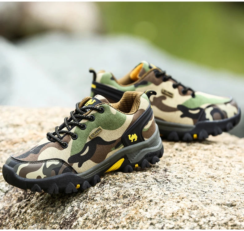 Casual Shoes Men Summer Outdoor Sneakers Women Footwear Trainer Waterproof Camouflage Army Shoe Male Military Shoes Tenis Jeans