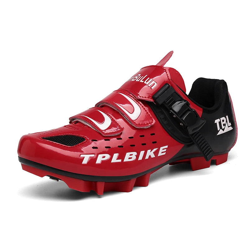 New Men’s and Women’s Bicycle Shoes Outdoor Cycling Shoes with Three Functional Soles Professional Training Shoes
