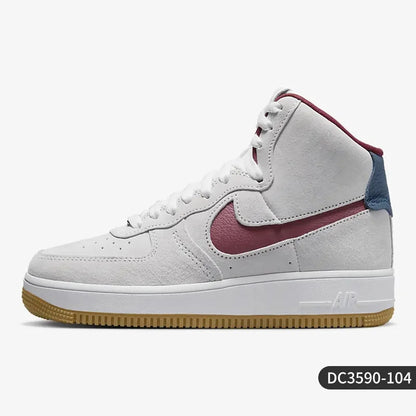 Nike genuine Air Force 1 men's and women's sports comfortable high top board shoes DC3590-104