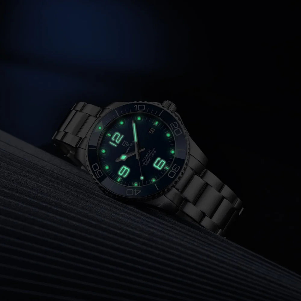 PAGANI DESIGN Men's Luxury Mechanical Watch Japan MIYOTA 8215 Automatic Movt Wristwatch 200m Waterproof Reloj Hombre PD-1702