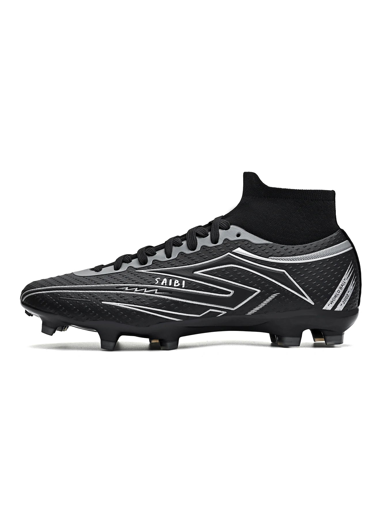 Classic Style AG FG Football Shoes PU Fabric Ventilated Upper TPU Wearproof Outsole Unisex Kids Outdoor Football Shoes