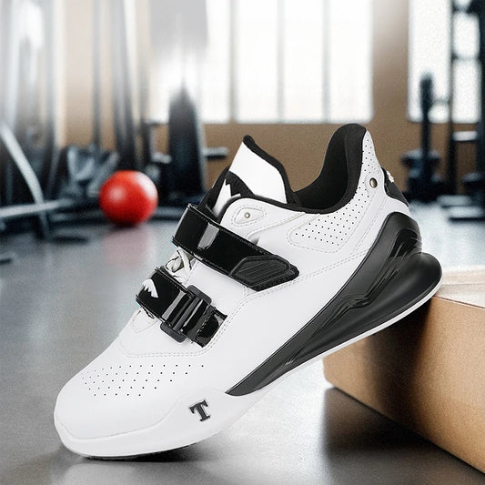 Professional Weightlifting Shoes Comfortable Indoor Squat Training Shoes Durable Anti Slip Weightlifting Hard Pull Sports Shoes