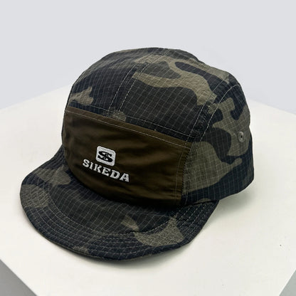 Unisexové kšiltovky CAMO s rychleschnoucí výšivkou písmen, sluneční kšiltovky s barevnými bloky, prodyšné osobní kšiltovky s šikmým kšiltem, univerzální kšiltovky