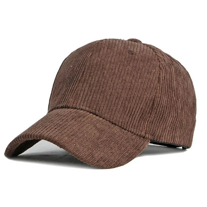 Unisex corduroy baseballpet, verstelbare zonnehoed, hiphop-pet voor heren