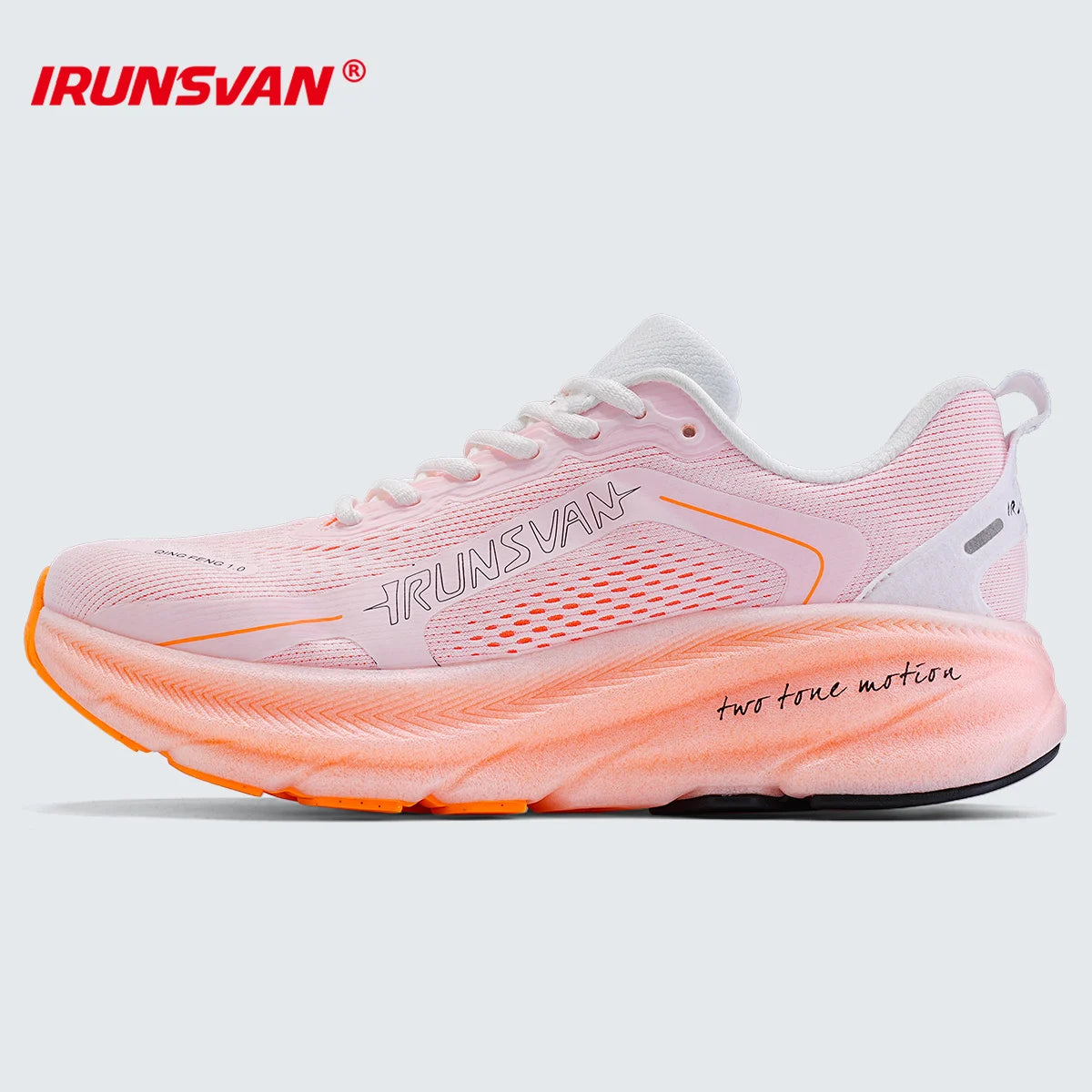 IRUNSVAN New Carbon Plate Marathon Running Shoes Lightweight Shock-Absorbing And Suitable For Men's Sports Shoes