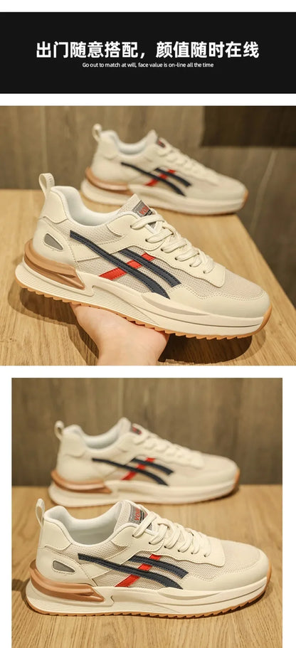 Men's Sneakers Breathable Casual Shoe Lace Up Sport Running Shoes for Men Tennis Shoes Cheap Shoes Clearance Free Shipping