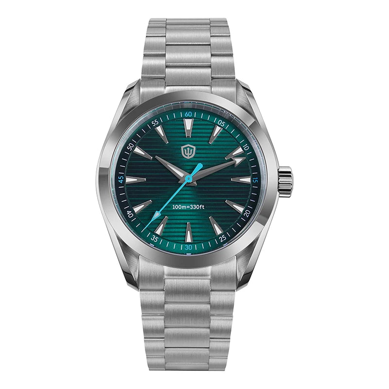 Watchdives WD0006 V2 Watch VH31 Sweep Second Quartz Movement Sapphire Luminous Stainless Steel Watches Waterproof 38mm Watch