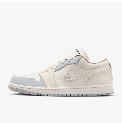 Nike Original Air Jordan 1 Low Damen-Sportschuhe, strapazierfähig, IH7323-100