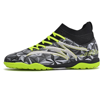 New Men's Football Boots Breathable Sport Training Soccer Shoes Cleats Sport Outdoor TF Futsal Match Turf Grass Drop Shipping