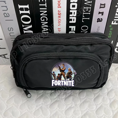 Estojo para Canetas Fortnite com Padrão Criativo do Jogo, Estojo Harajuku, Bolsa de Arrumação para Rapaz e Rapariga, Material de Regresso às Aulas, Presentes de Aniversário e Festa