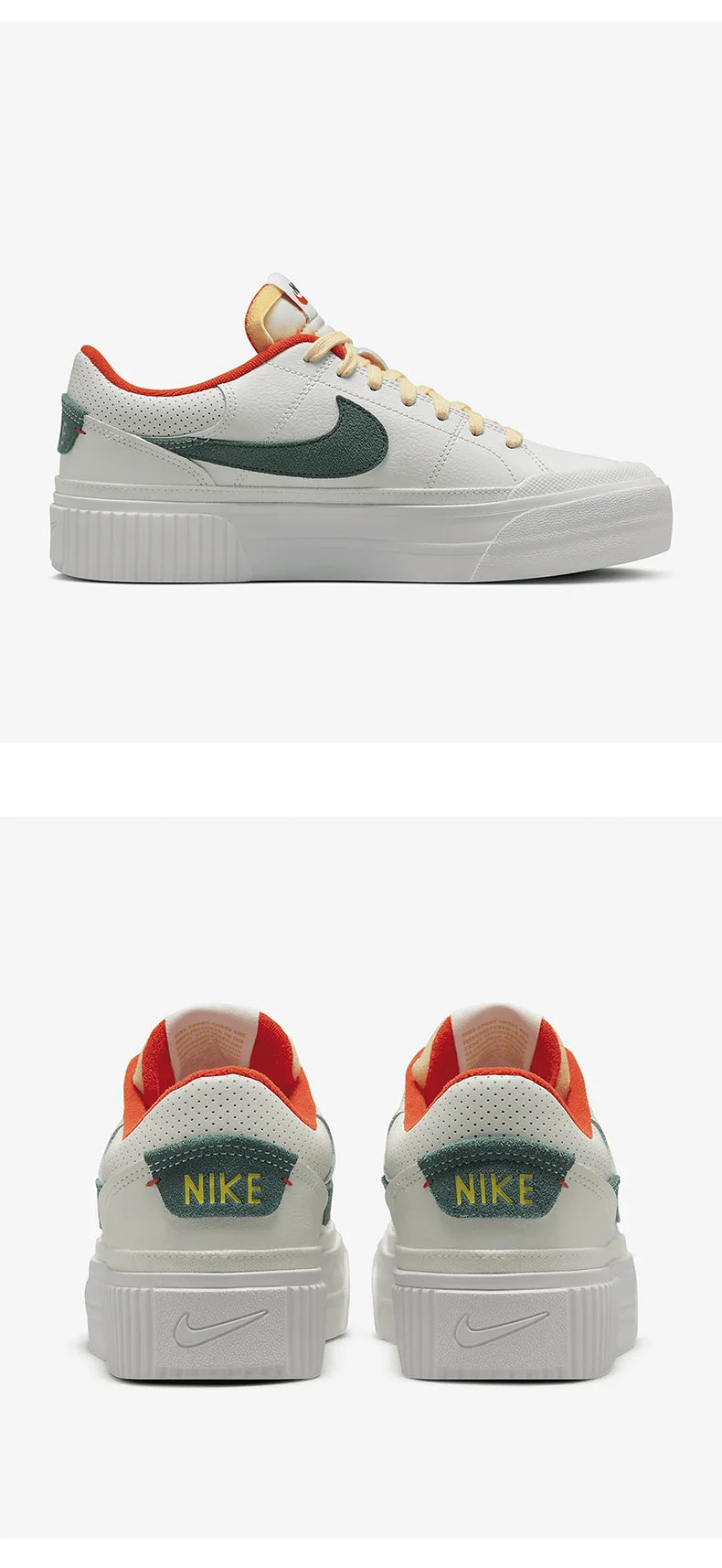 Nike Official Genuine Court Legacy Lift sportieve lage damessneakers FD0355-133