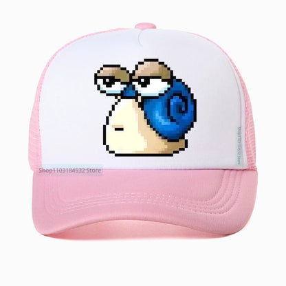 Czapka baseballowa z nadrukiem Harajuku MapleStory – urocza i zabawna, męska, w koreańskim stylu, dla fanów gier, otaku i hipsterów – czapka z możliwością personalizacji