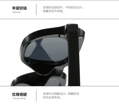 2pcs Fashion Small Square Women Luxury Brand Sunglasses Retro Designer Men Trending Multi Color Sun Glasses Shades UV400