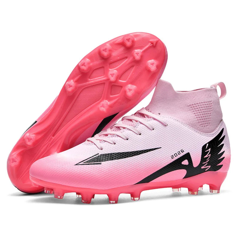 Chaussures de football unisexes tendance, crampons antidérapants, baskets d'entraînement légères, chaussures de football d'extérieur pour hommes