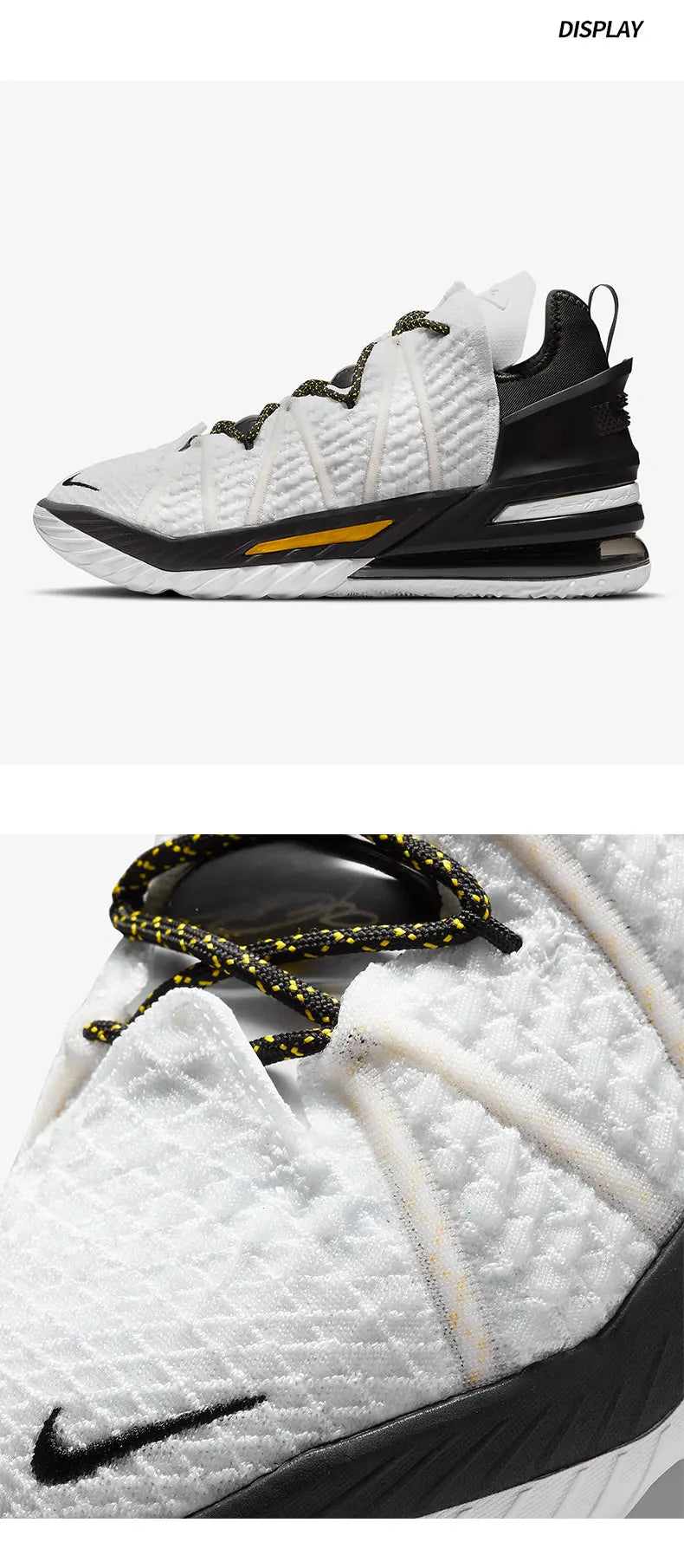 Nike Genuine LEBRON XVIII James 18 Unisex Air Cushion Basketball Shoes CQ9284-100