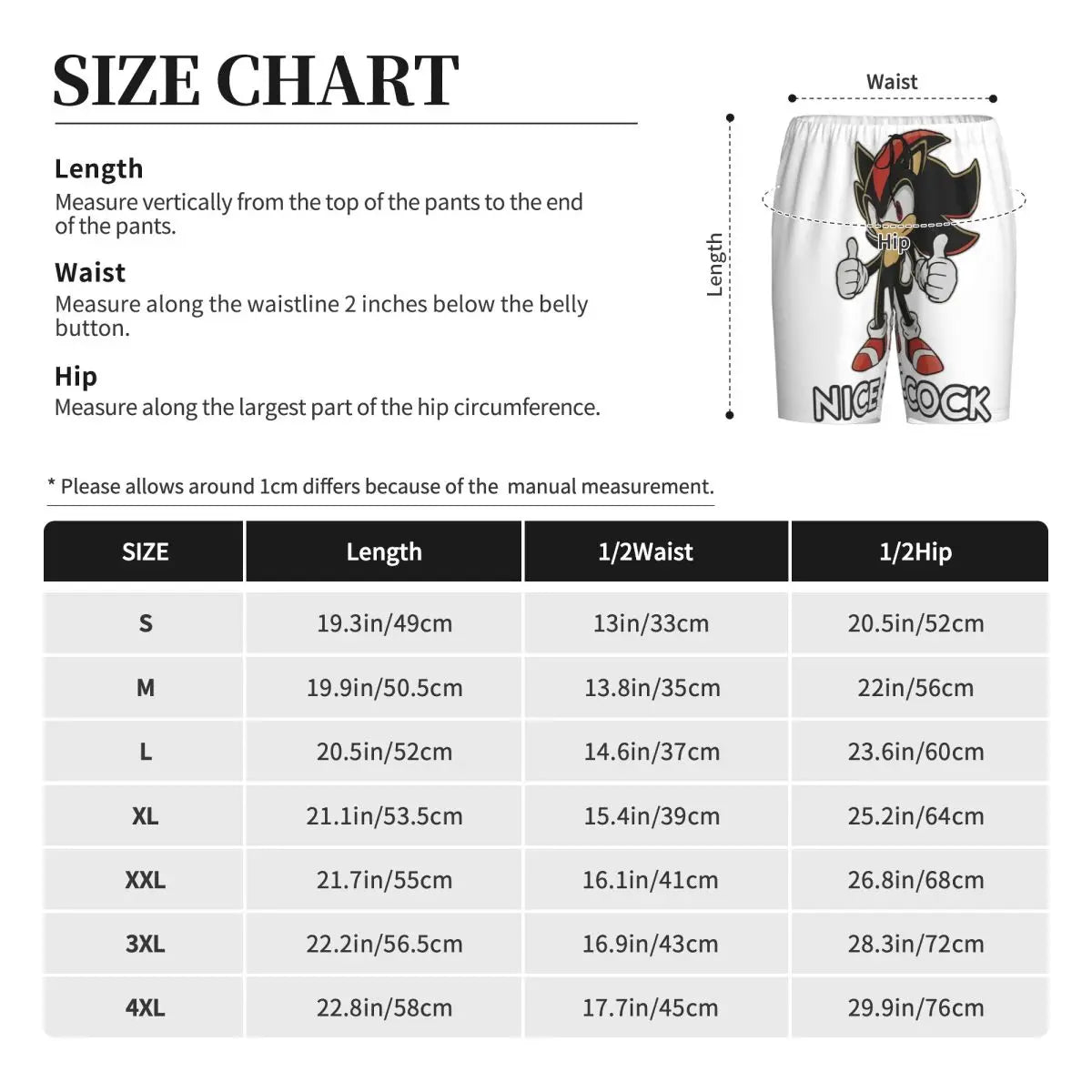 Custom Cock Shadow The Hedgehog Meme Short Pajama Pants Men Sleepwear Sleep Lounge Bottom Shorts Sleeping Pants