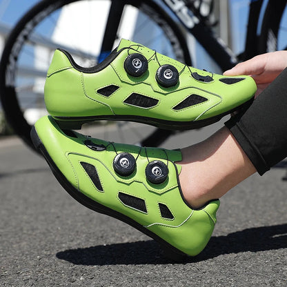 Mountain Bike Shoes Mens Cycling Shoes Quick Ratchet Buckle Compatible with SPD System Pedal for Indoor Outdoor Women MTB Shoes