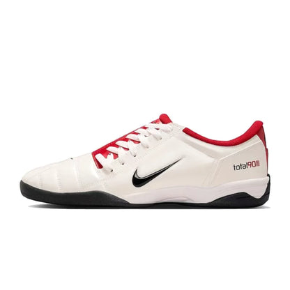 Nike Total 90 III Stylish,Minimalist,Comfortable,Snug-Fitting,Non-Slip, Durable Low-Top Soccer Cleats (Unisex, White) HQ2851-100