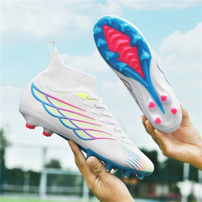 2026 New Superfly FG Football Boots Outdoor Soccer Cleats Black Shoes Soft Sport Professional Breathable Comfortable Boots